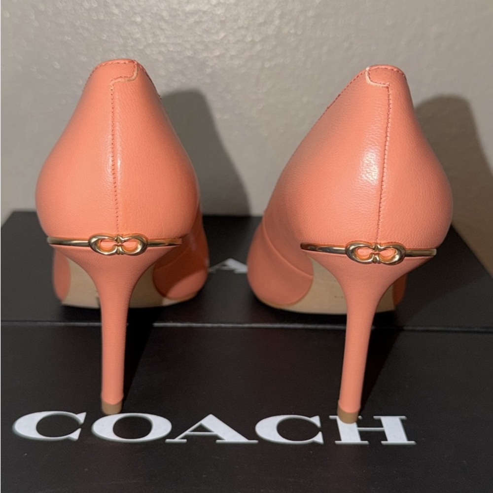 Coach Coral Pointed Toe Stiletto Heels - Picture 3 of 6